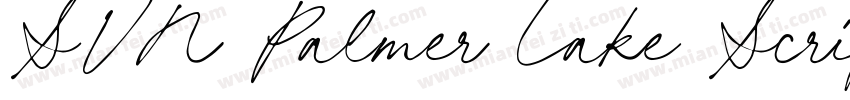 SVN Palmer Lake Script字体转换